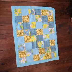 Vintage Quilt Mini Patchwork. Perfect for Doll Bed